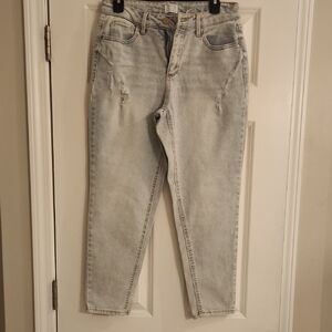 Time and Tru Light Blue Ankle Jeans